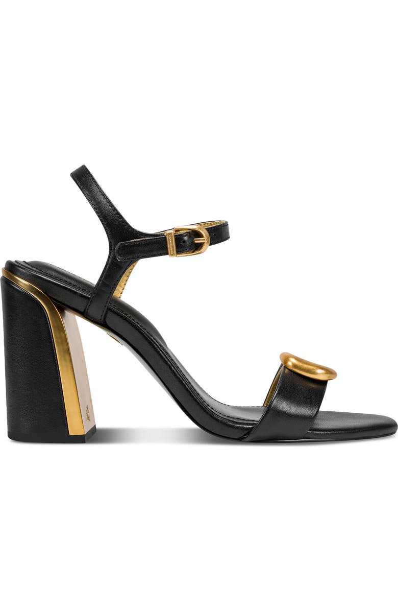 DKNY Seraphina Ankle Strap Sandal, Alternate, color, Black