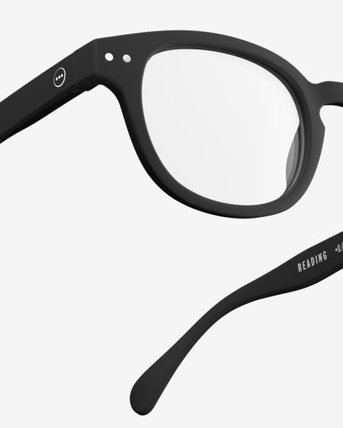 Izipizi #c 49mm Square Reading Glasses In Black
