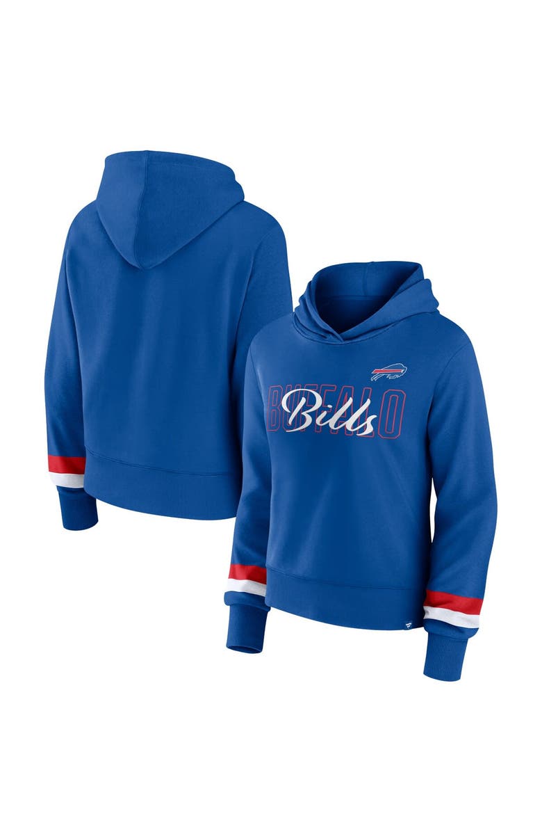 FANATICS Women's Fanatics Branded  Royal Buffalo Bills Over Under Pullover Hoodie, Main, color, 