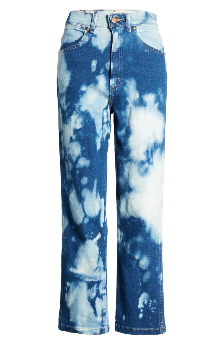 Wrangler Bleached Heritage Straight Leg Jeans, Alternate, color, 