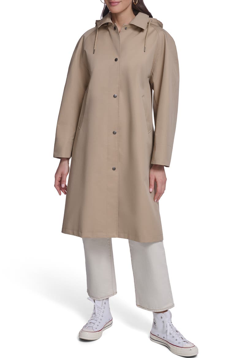 Relaxed Trench Coat, Main, color, KHAKI