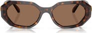 Swarovski 54mm Irregular Sunglasses