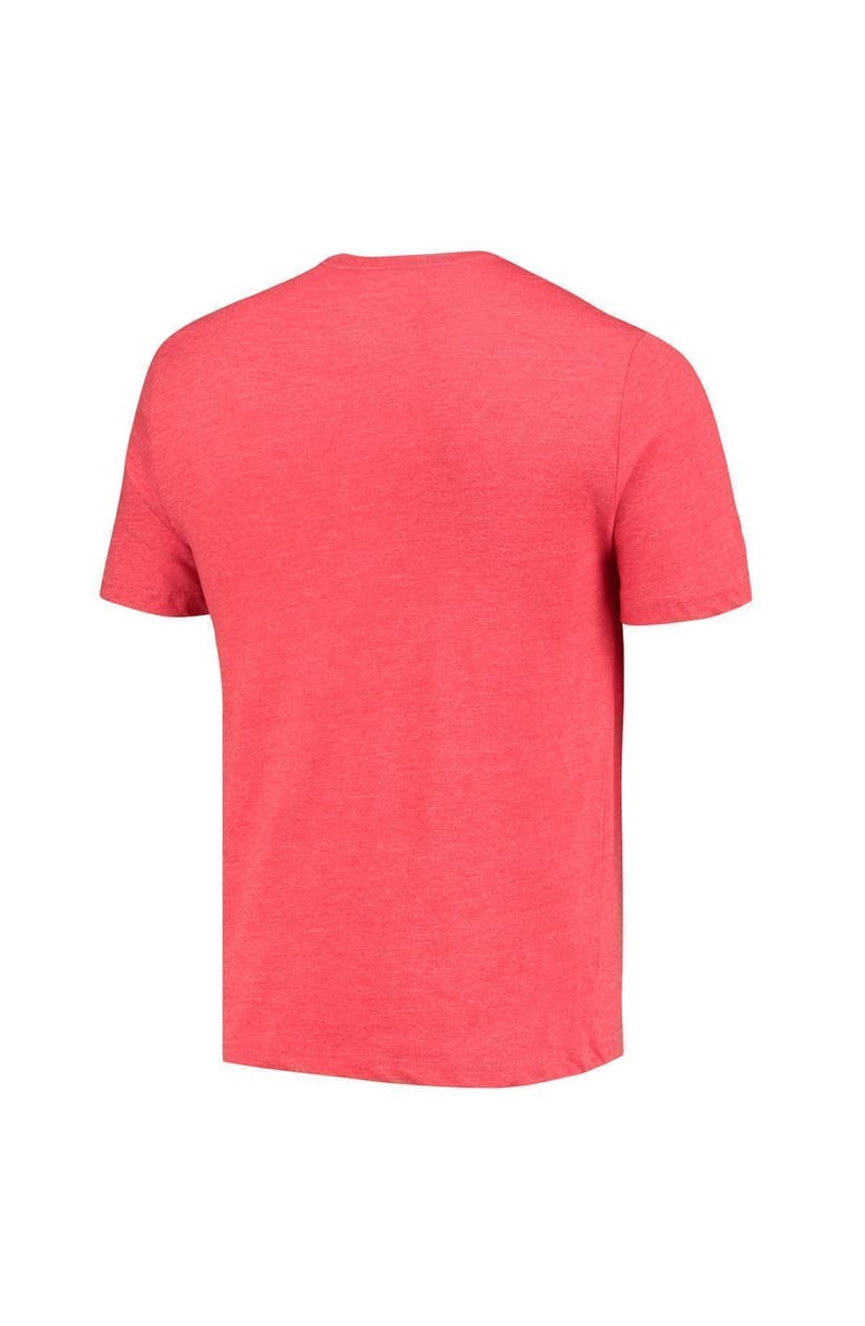 FANATICS Men's Fanatics Branded Red Philadelphia Phillies Weathered Official Logo Tri-Blend T-Shirt, Alternate, color, 