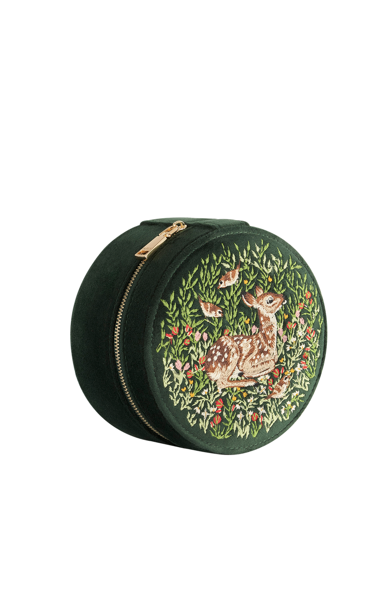 Fable England Fable Chloe Fawn Jewellery Box, Alternate, color, Green