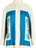 Callas Milano LYN Scarf Print Shirt