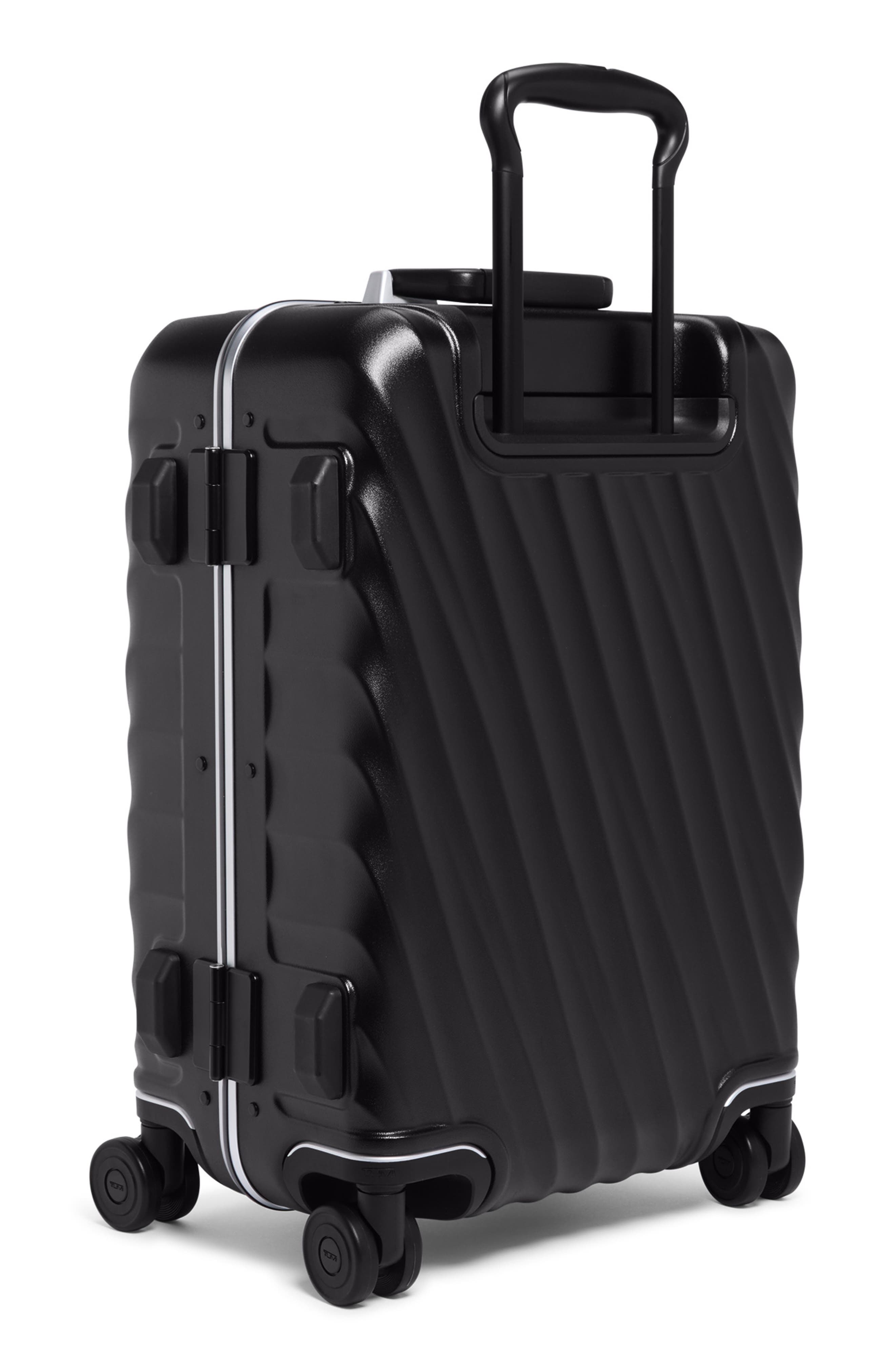 TUMI 19 Degree Polycarbonate 22-Inch International Spinner Carry-On, Alternate, color, Black Texture