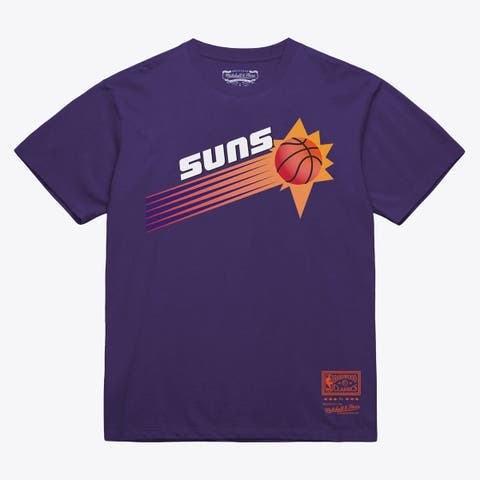 Unisex Mitchell & Ness  Purple Phoenix Suns Hardwood Classics Arch T-Shirt