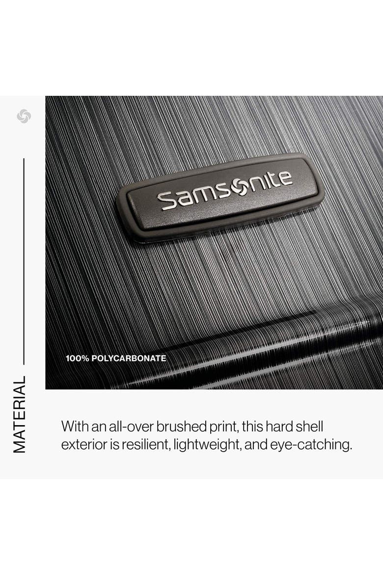 Winfield 2 Hardside Expandable 24" Medium Checked Spinner Luggage, Alternate, color, Brushed Anthracite