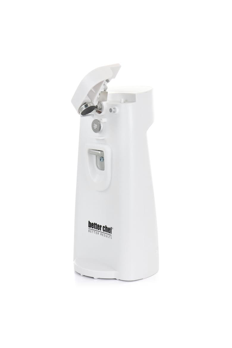 Electric Can Opener w/ Knife Sharpener + Bottle Opener, Alternate, color, Black