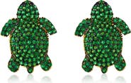SUZY LEVIAN Pavé Turtle Stud Earrings