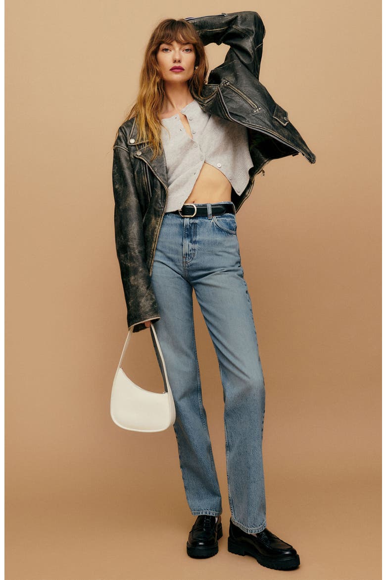 Abby Straight Leg Jeans, Alternate, color, GALWAY
