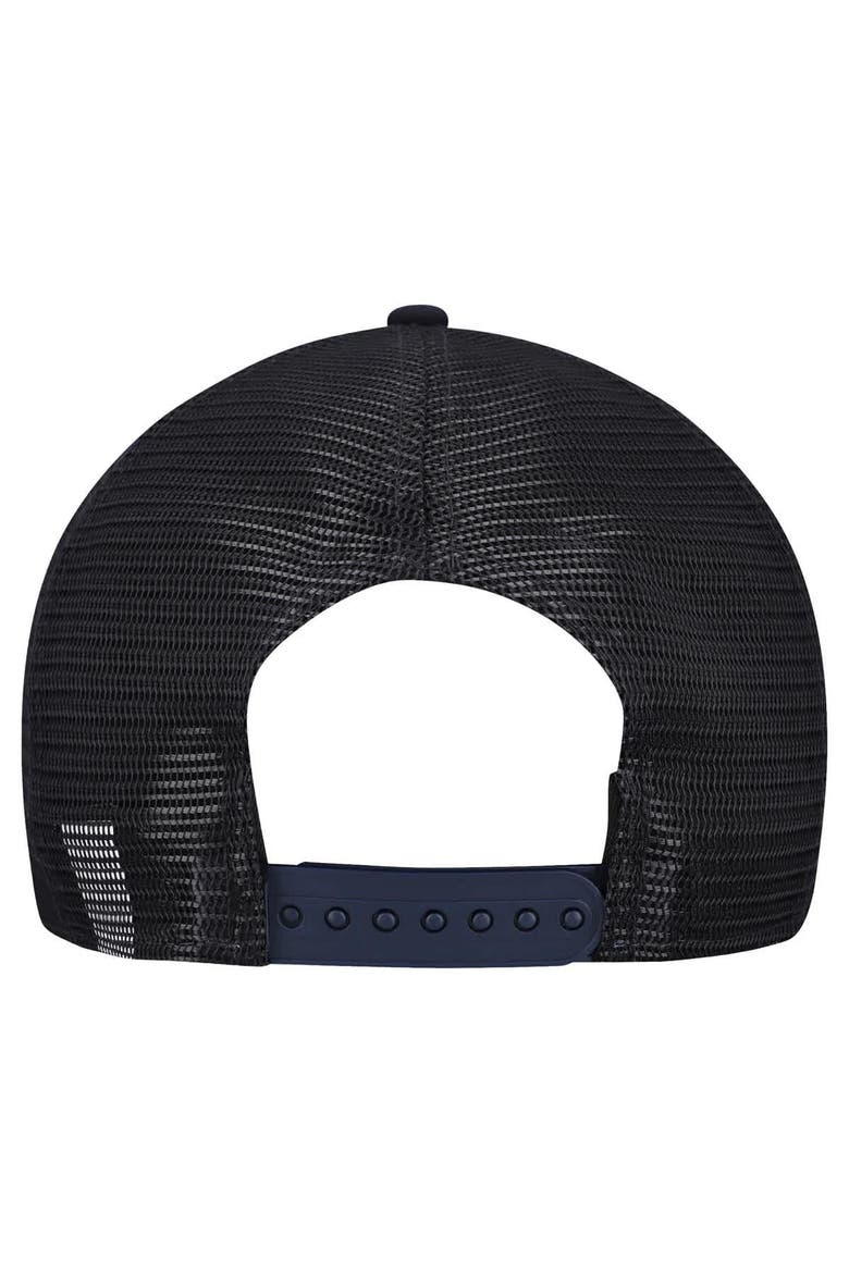 Men's New Era  Gray/Navy Houston Texans Cork Split Panel 9FIFTY Trucker Snapback Hat, Alternate, color, Gray