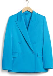& Other Stories Peak Lapel Double Breasted Blazer