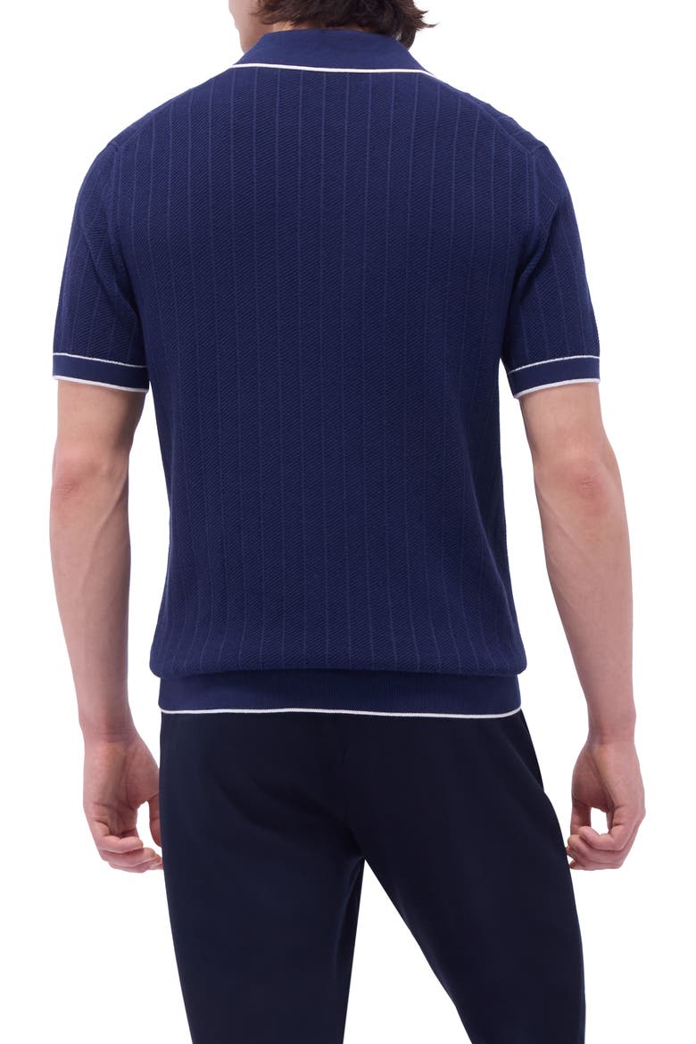 Johnny Collar Rib Polo, Alternate, color, NAVY
