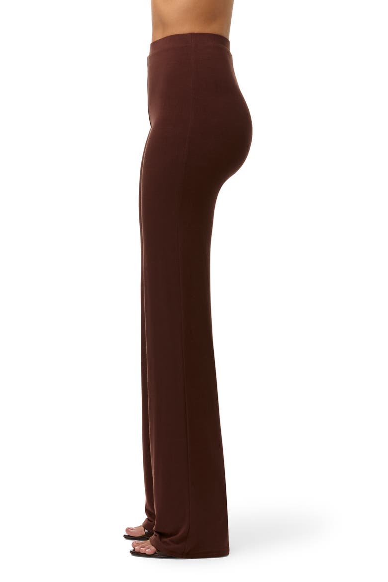 Smooth Straight Leg Pants, Alternate, color, CHOCOLATE