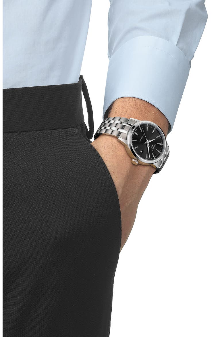 Classic Dream Automatic Bracelet Watch, 42mm, Alternate, color, BLACK