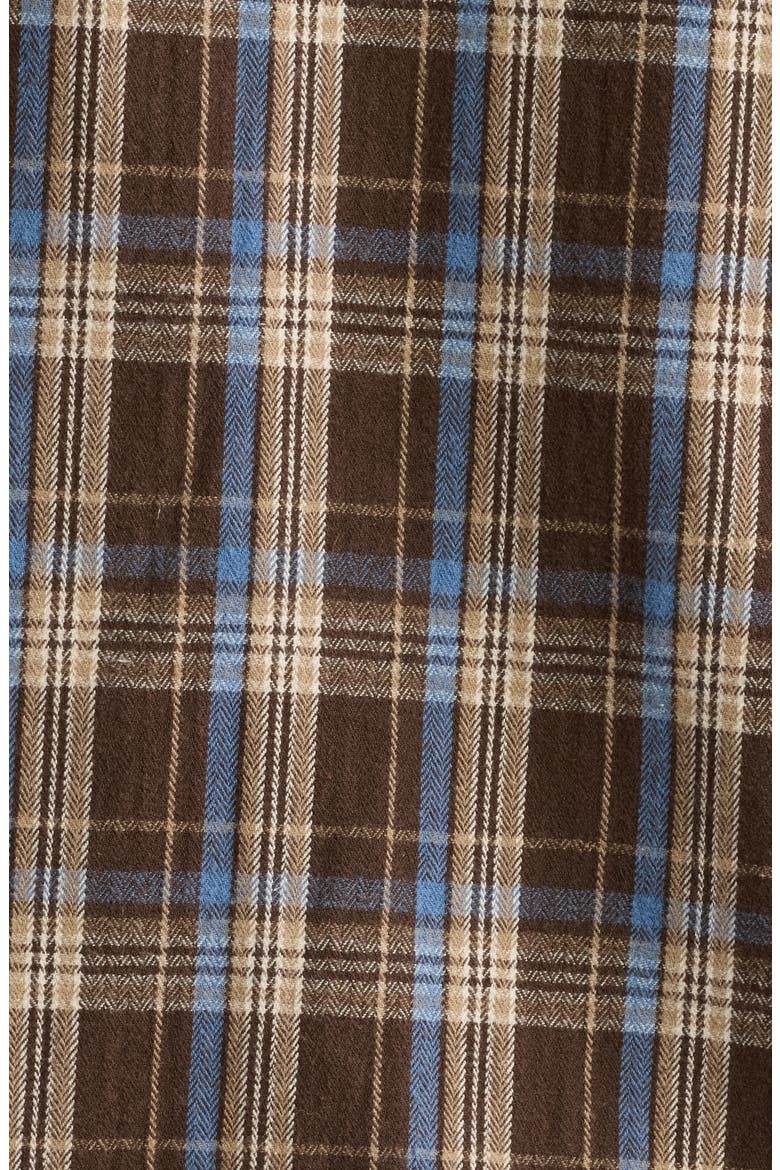 Alex Check Long Sleeve Button Up Shirt, Alternate, color, CHESTNUT