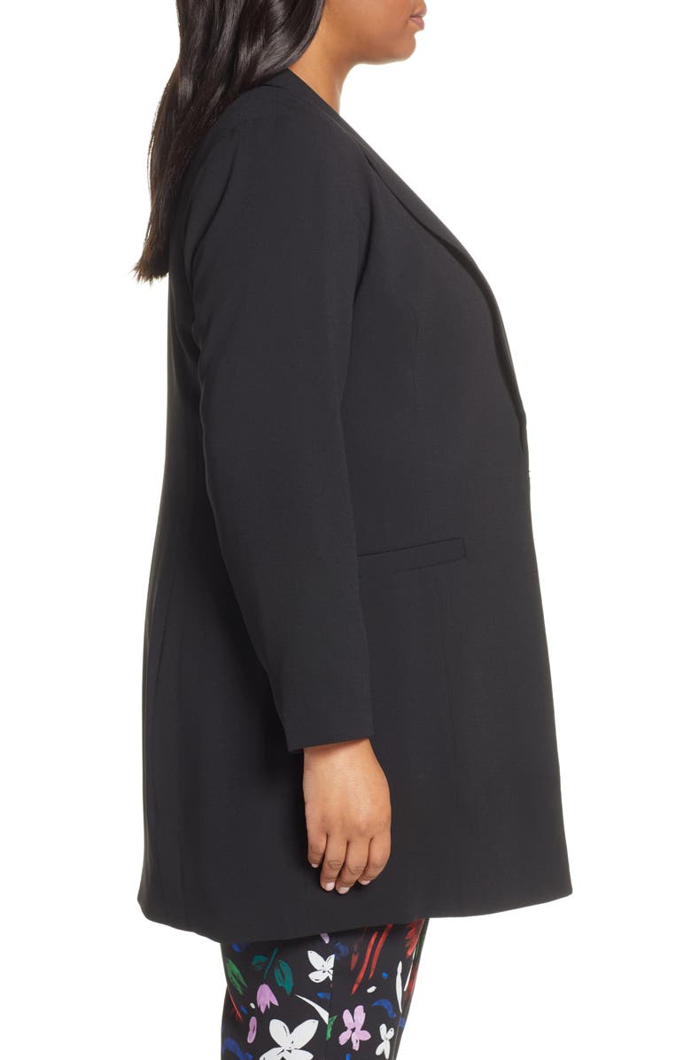 ELOQUII Long Shawl Collar Blazer, Alternate, color,