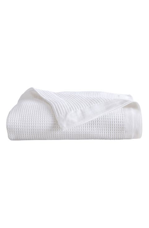 Soft Cotton All-Season Waffle Weave Throw Blanket