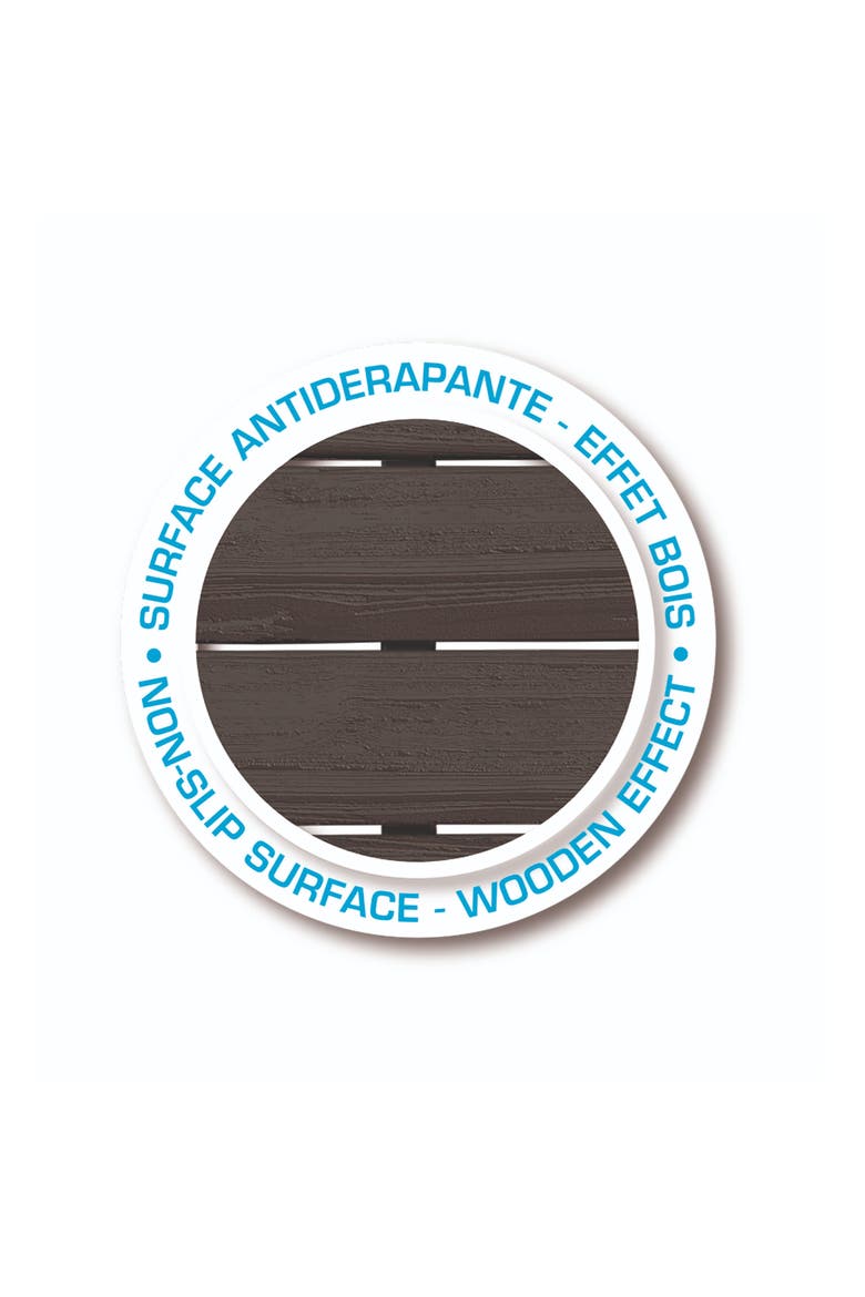 Set of 6 Playhouse Floor Tiles, Alternate, color, Brown