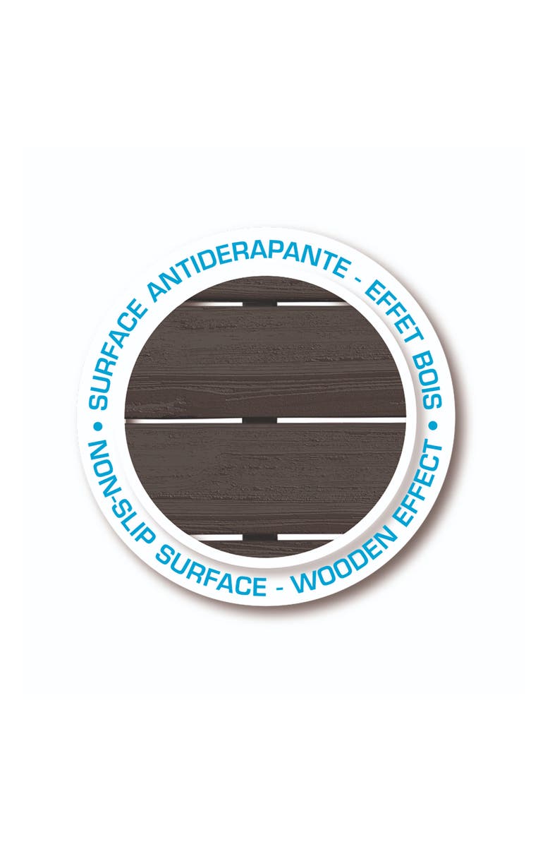 Smoby Toys Set of 6 Playhouse Floor Tiles, Alternate, color, Brown