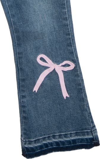 Kids' Short Sleeve Sweater & Bow Leggings Set