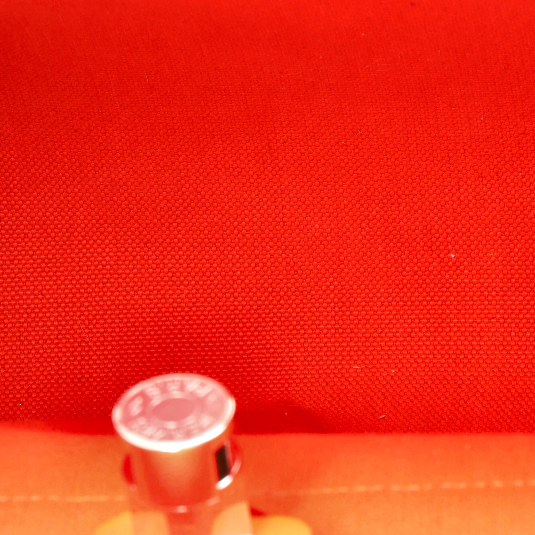 Pre-Owned Hermes Herbag Zip Leather and Toile 31, Alternate, color, Orange Poppy