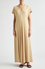 TOTEME V-Neck Jersey Maxi Dress