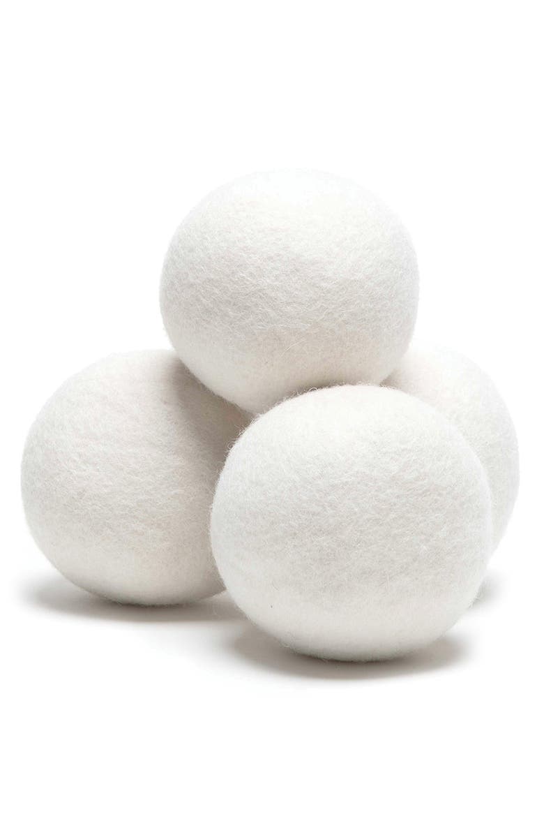 Steamery 4-Pack Wool Dryer Balls, Main, color,