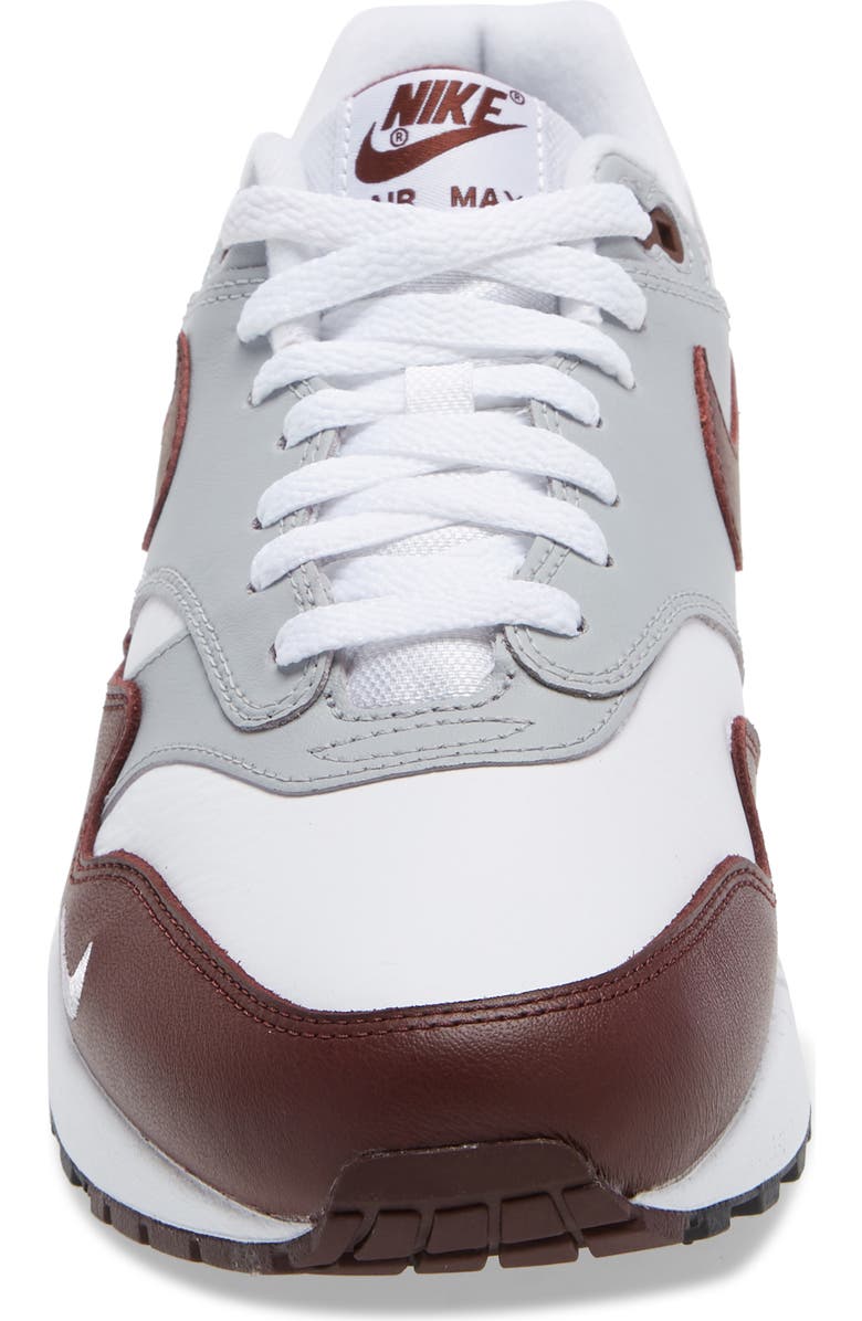 Nike Air Max 1 PRM Sneaker, Alternate, color, White/ Dates/ Grey/ Black