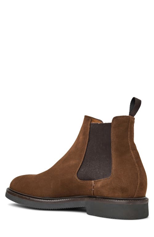 Aquatalia Prospero Water Resistant Chelsea Boot In Brown