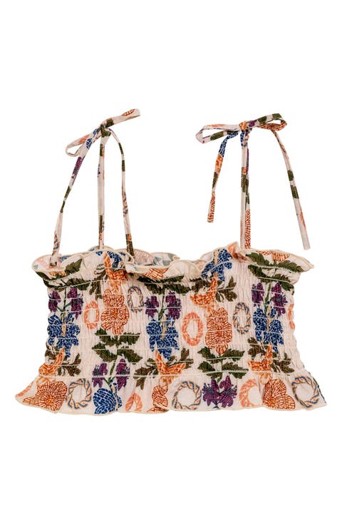 Kids' Giselle Fiore Smocked Crop Top (Litte Kid & Big Kid)