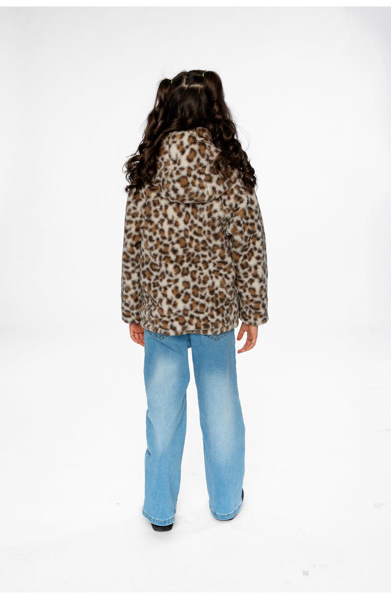Deux par Deux Reversible Mid-Season Fleece Hooded Jacket, Alternate, color,