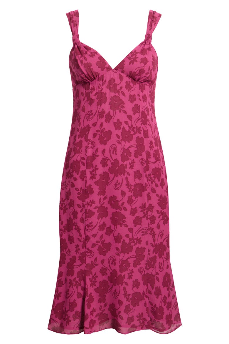 Macie Georgette Dress, Main, color, CABARET