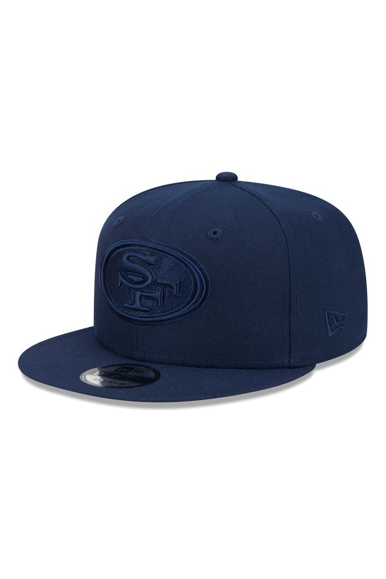 Men's New Era Navy San Francisco 49ers Color Pack 9FIFTY Snapback Hat, Main, color, Navy
