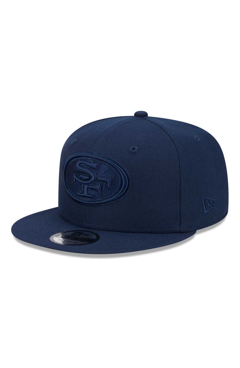 New Era Men's New Era Navy San Francisco 49ers Color Pack 9FIFTY Snapback Hat, Main, color, 