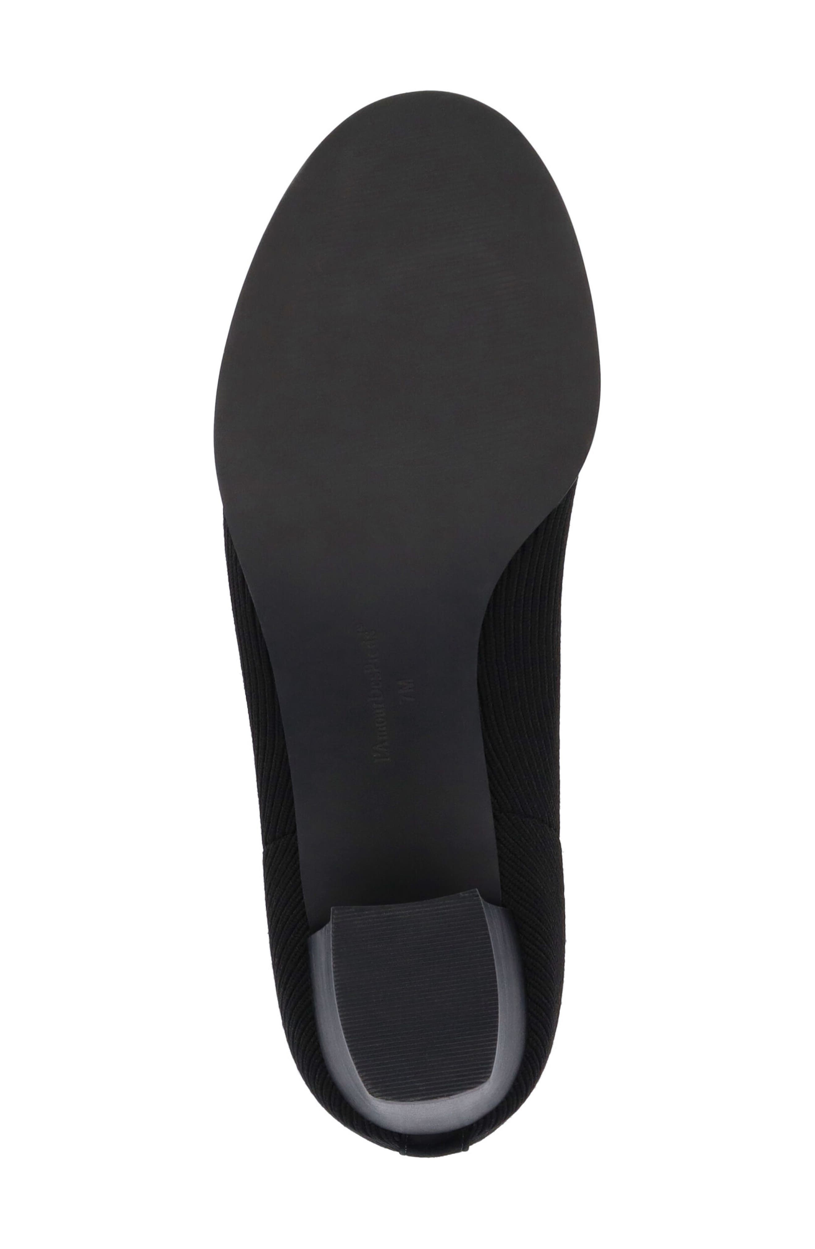 L'Amour des Pieds Phinn Knit Bootie, Alternate, color, Black