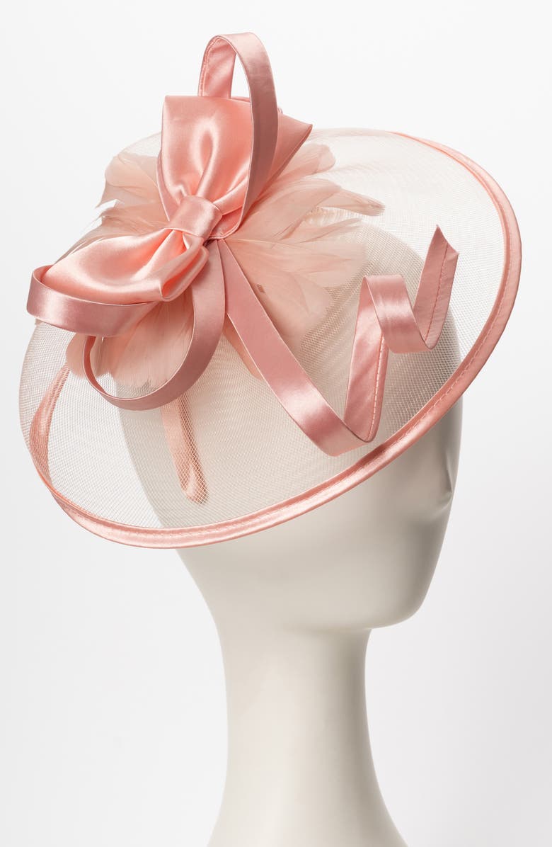 Collection XIIX Net Fascinator, Alternate, color, Peach