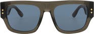 Gucci Novelty 54mm Rectangular Sunglasses