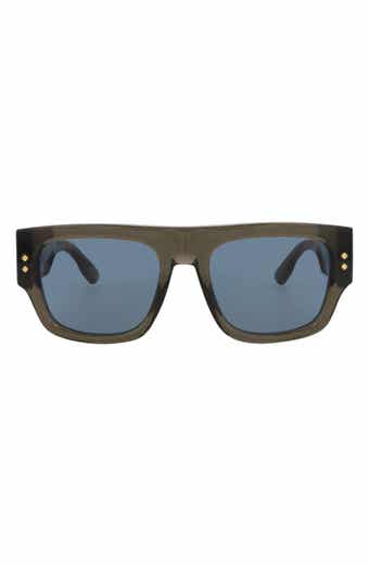 Gucci Novelty 54mm Rectangular Sunglasses