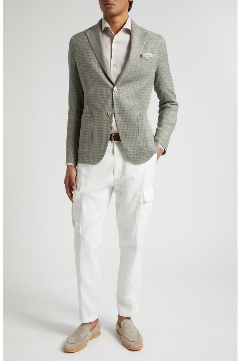 Linen Button-Up Shirt, Alternate, color, SAND