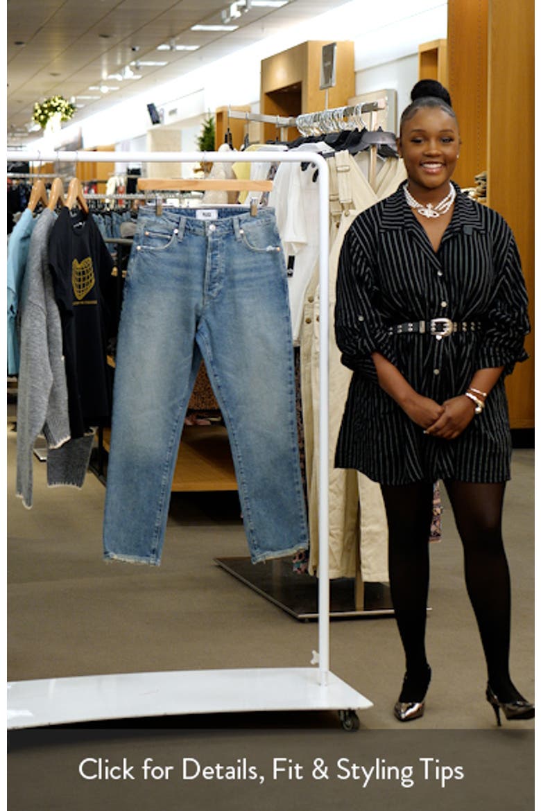 Billy High Waist Crop Straight Leg Jeans video