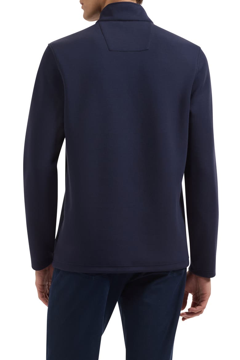 Soft Touch Quarter Zip Knit Top, Alternate, color, NAVY