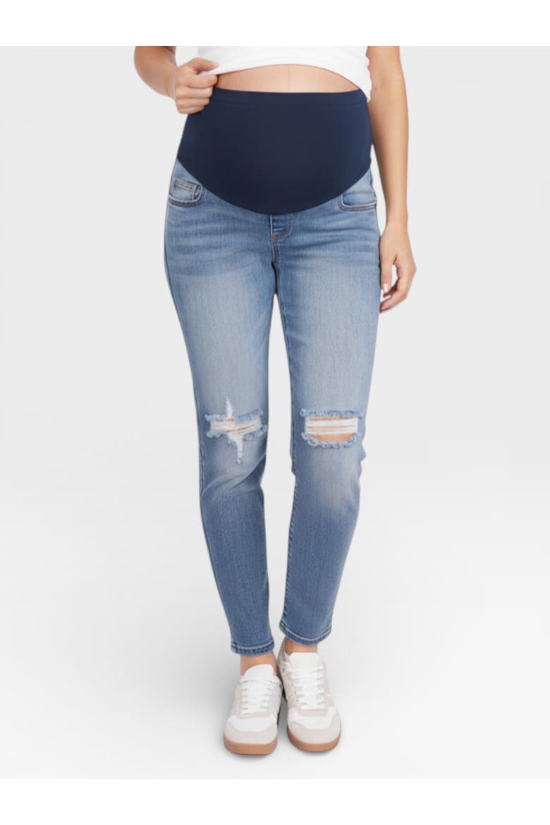 Secret Fit Ankle Length Skinny Jeans, Main, color, Harrison Wash
