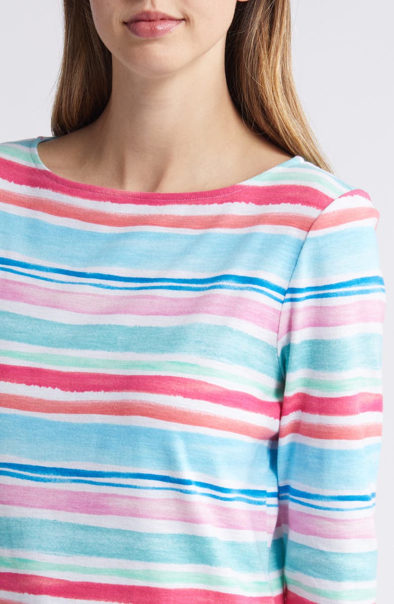 Tommy Bahama Ashby Isles Seabreeze Stripe Cotton Top, Alternate, color,