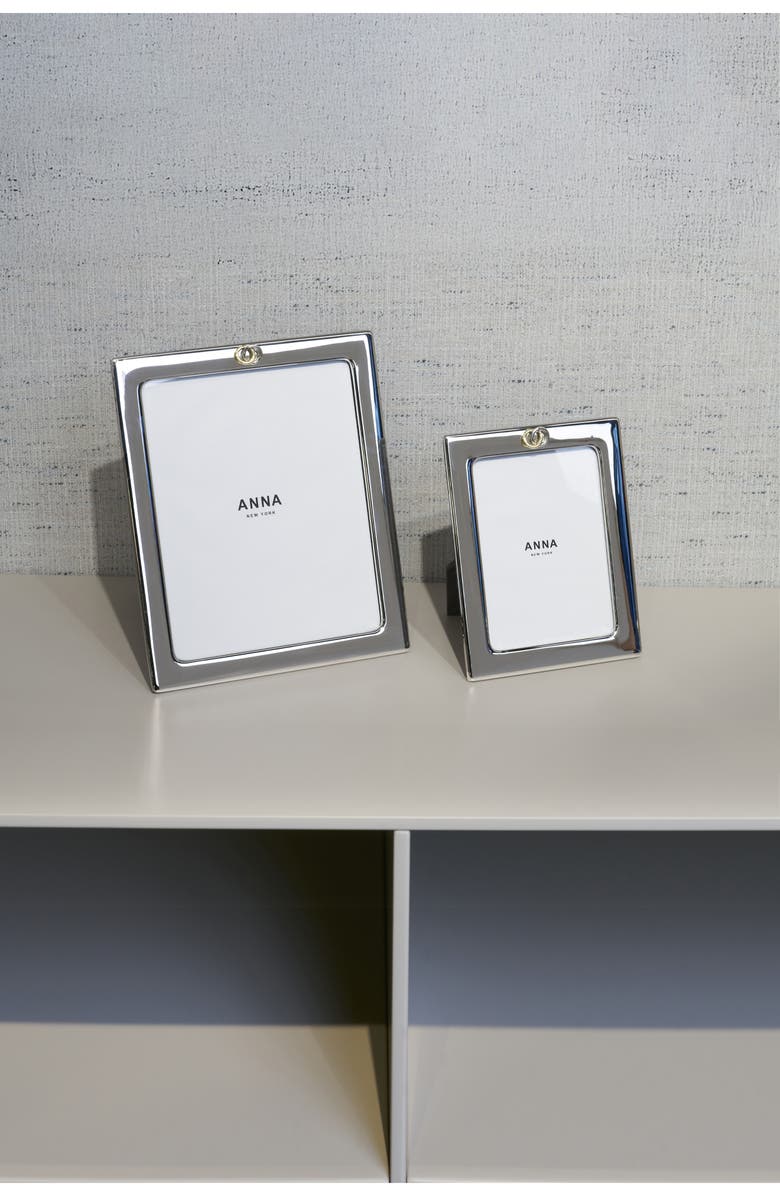 ANNA New York Ring 8 x 10-Inch Picture Frame, Alternate, color, Silver / Gold