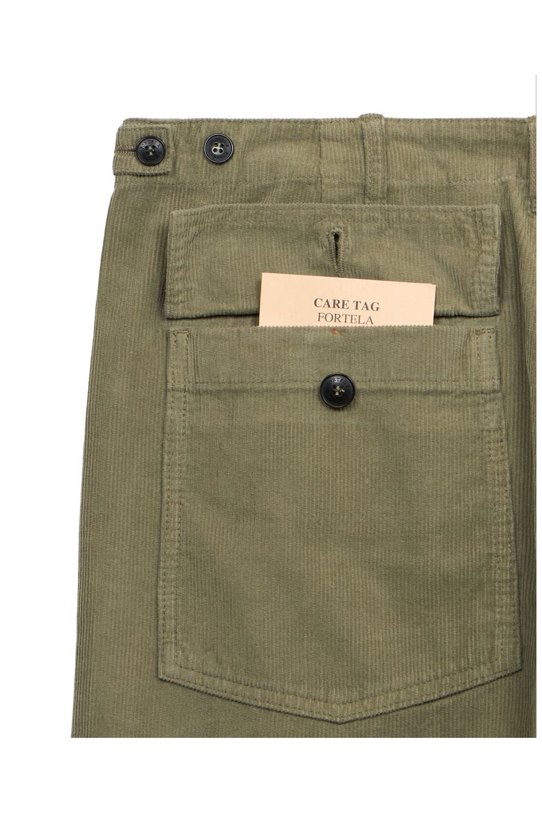 Newfatigue Corduroy Fatigue Trousers, Alternate, color, OLIVE