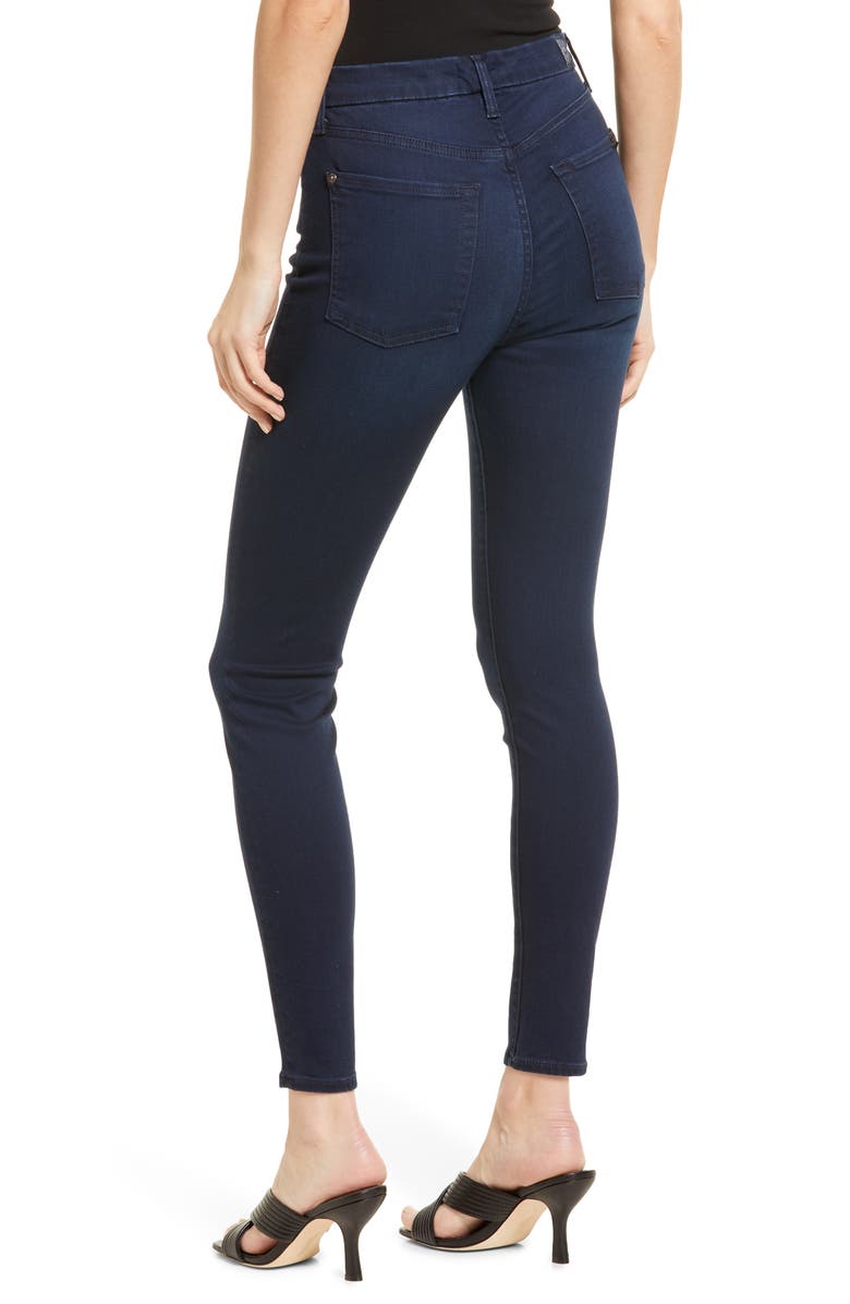 7 For All Mankind <sup>®</sup> 'Slim Illusion Luxe' High Waist Ankle Skinny Jeans, Alternate, color, 