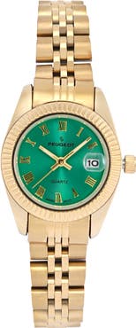 Peugeot Luxury Small Face Fluted Bezel Bracelet Watch- 25MM