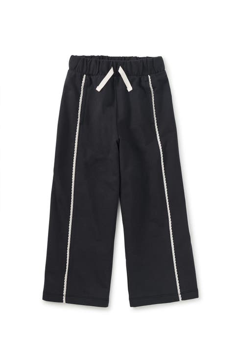 Lace Trim Track Pants